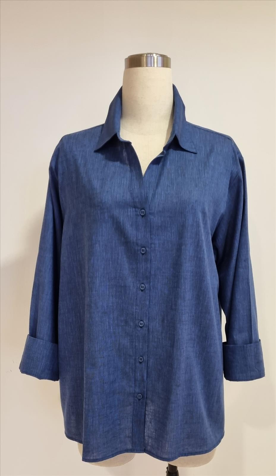Bluse Leinen