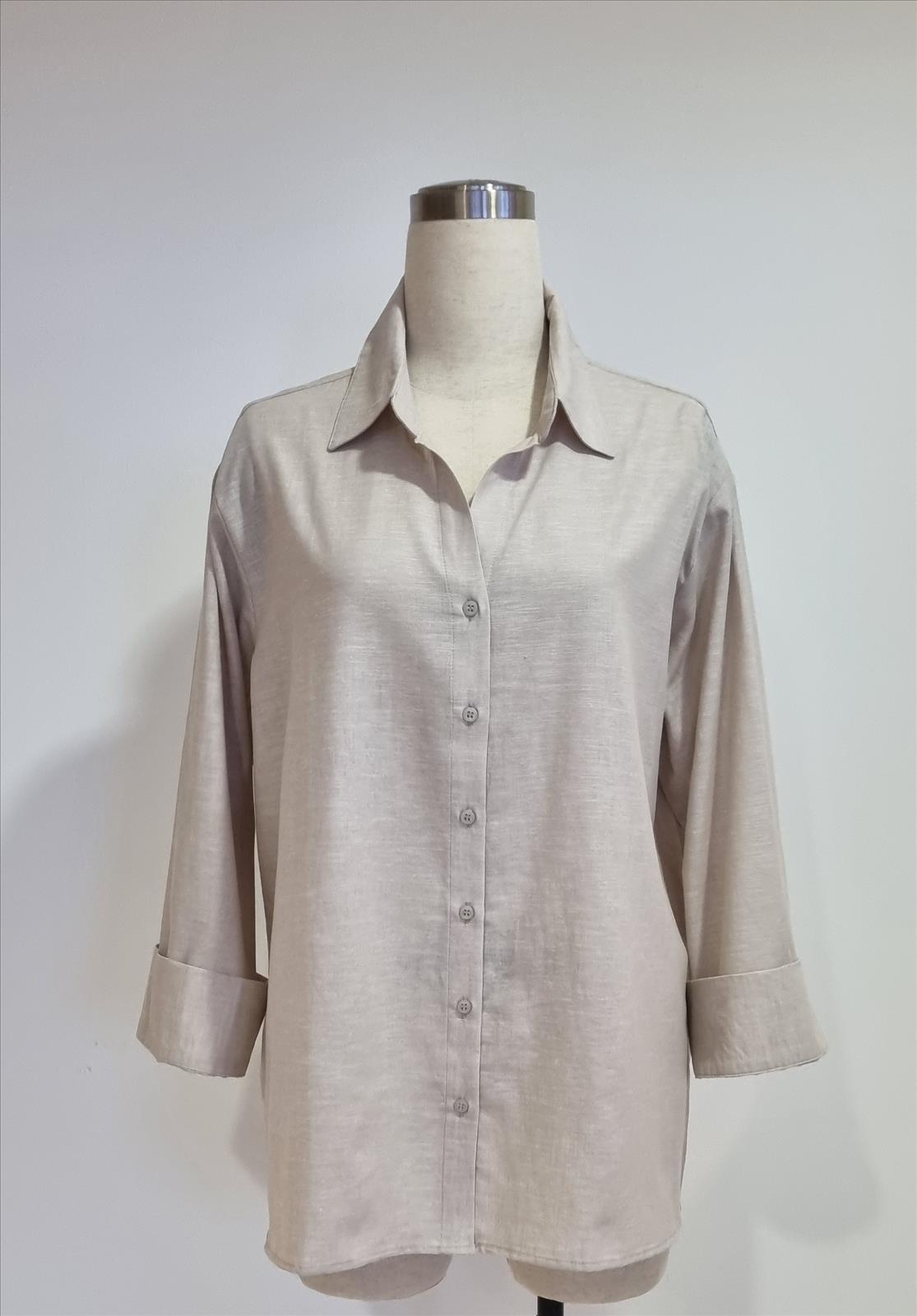 Bluse Leinen