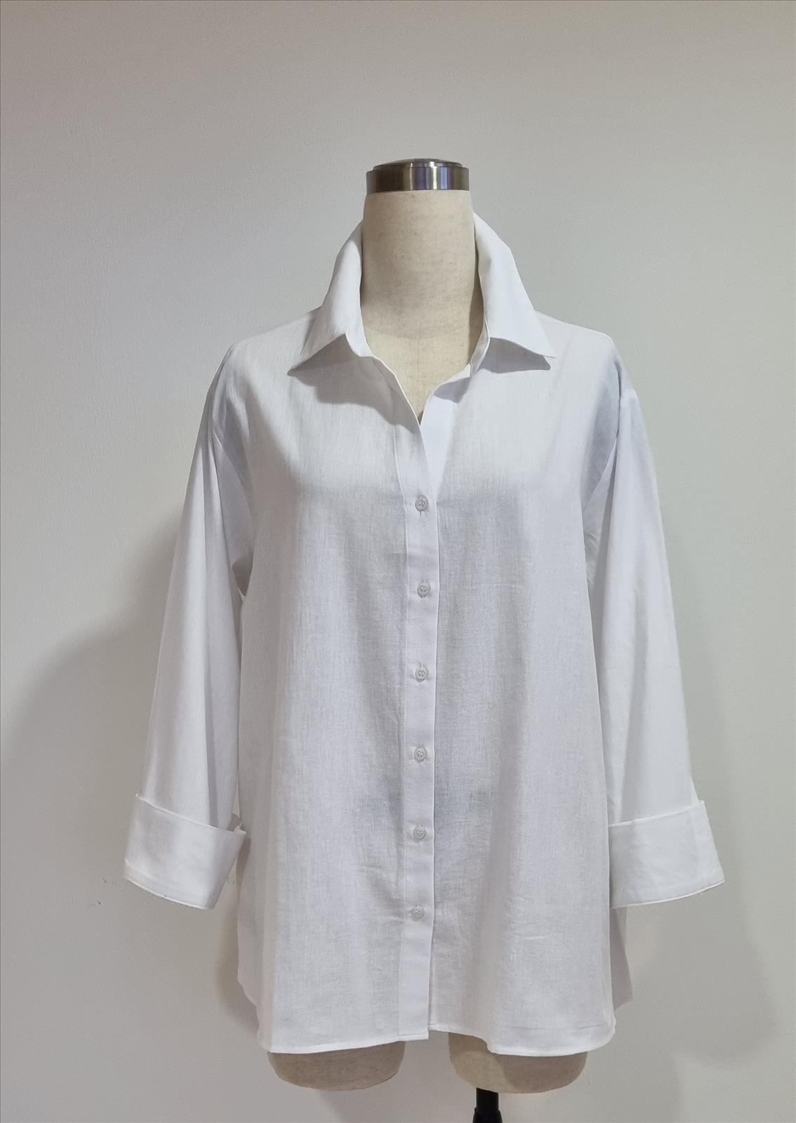Bluse Leinen