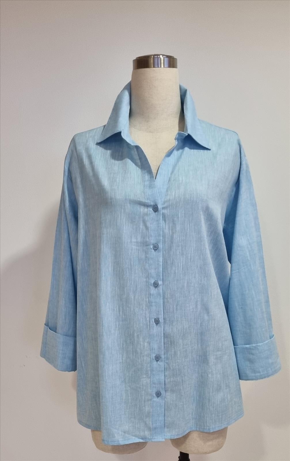 Bluse Leinen